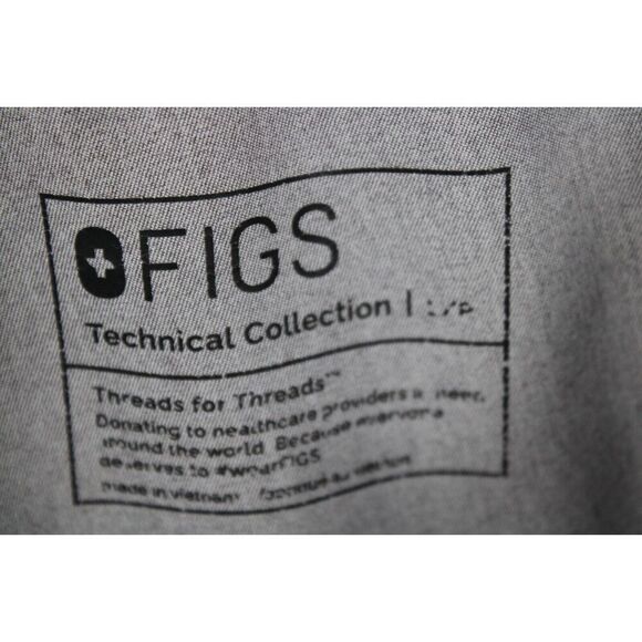 FIGS Technical Collection Livingston Gray Scrub T21003P Bottoms size L/P - Picture 7 of 8